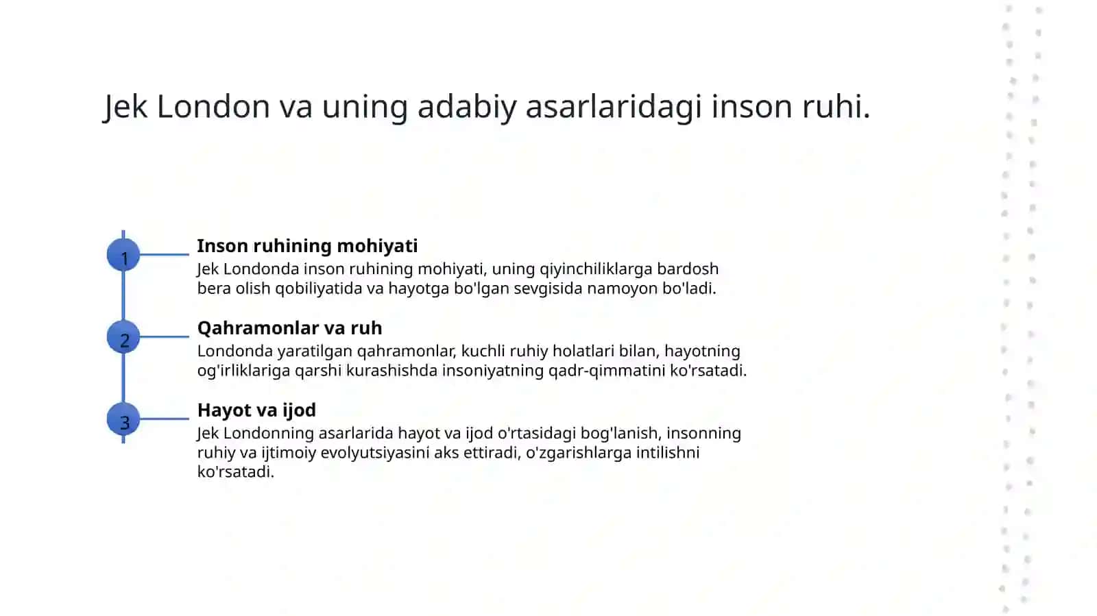Jek London hayoti va ijodi. Hayotga Muhabbat hikoyasi 4