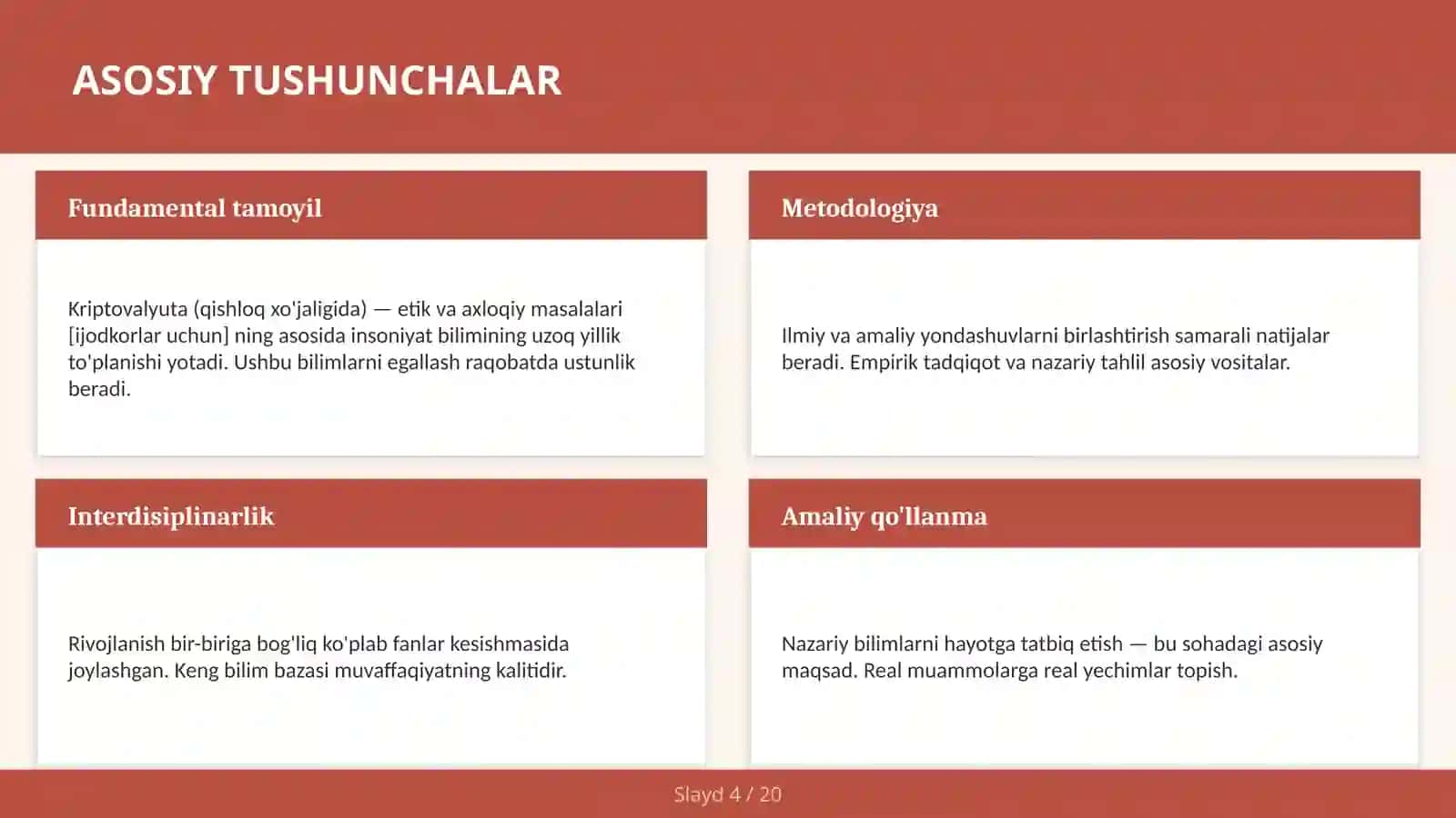 KRIPTOVALYUTA (QISHLOQ XO'JALIGIDA) — ETIK VA AXLOQIY MASALALARI [IJODKORLAR UCHUN] 4