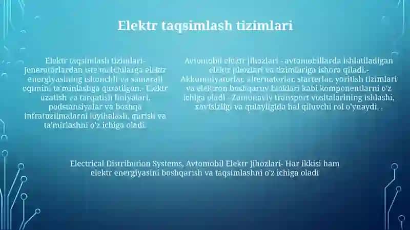 Avtomobil Elektr Jihozlari 4