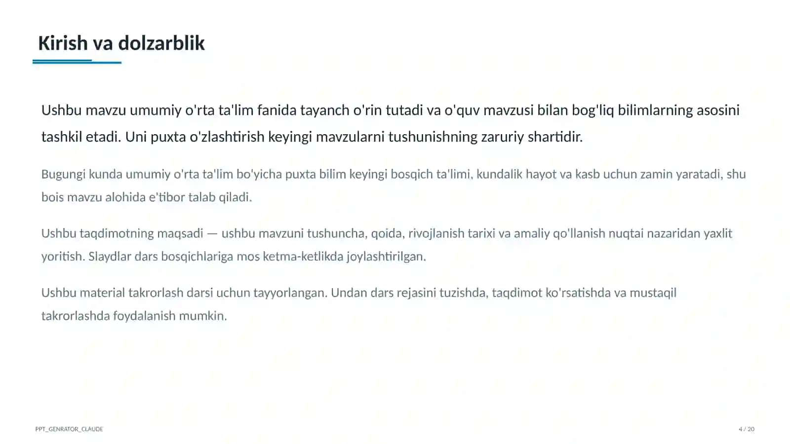 Raqamli savodxonlik va kibermadaniyat: o'quvchilar uchun amaliy mashg'ulotlar 4