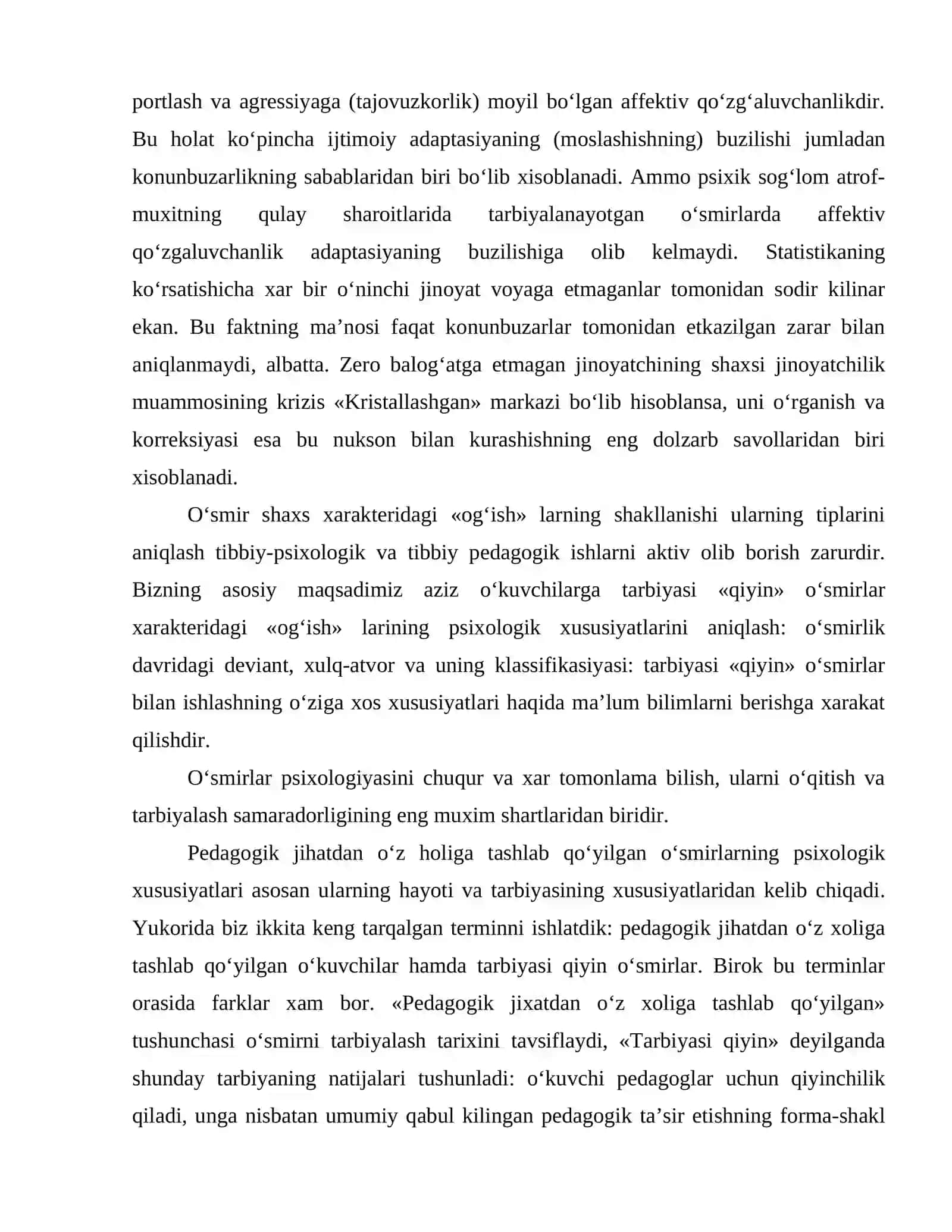 Tarbiyasi qiyin oʻsmirlarga yondoshishning psixologik asoslari 4