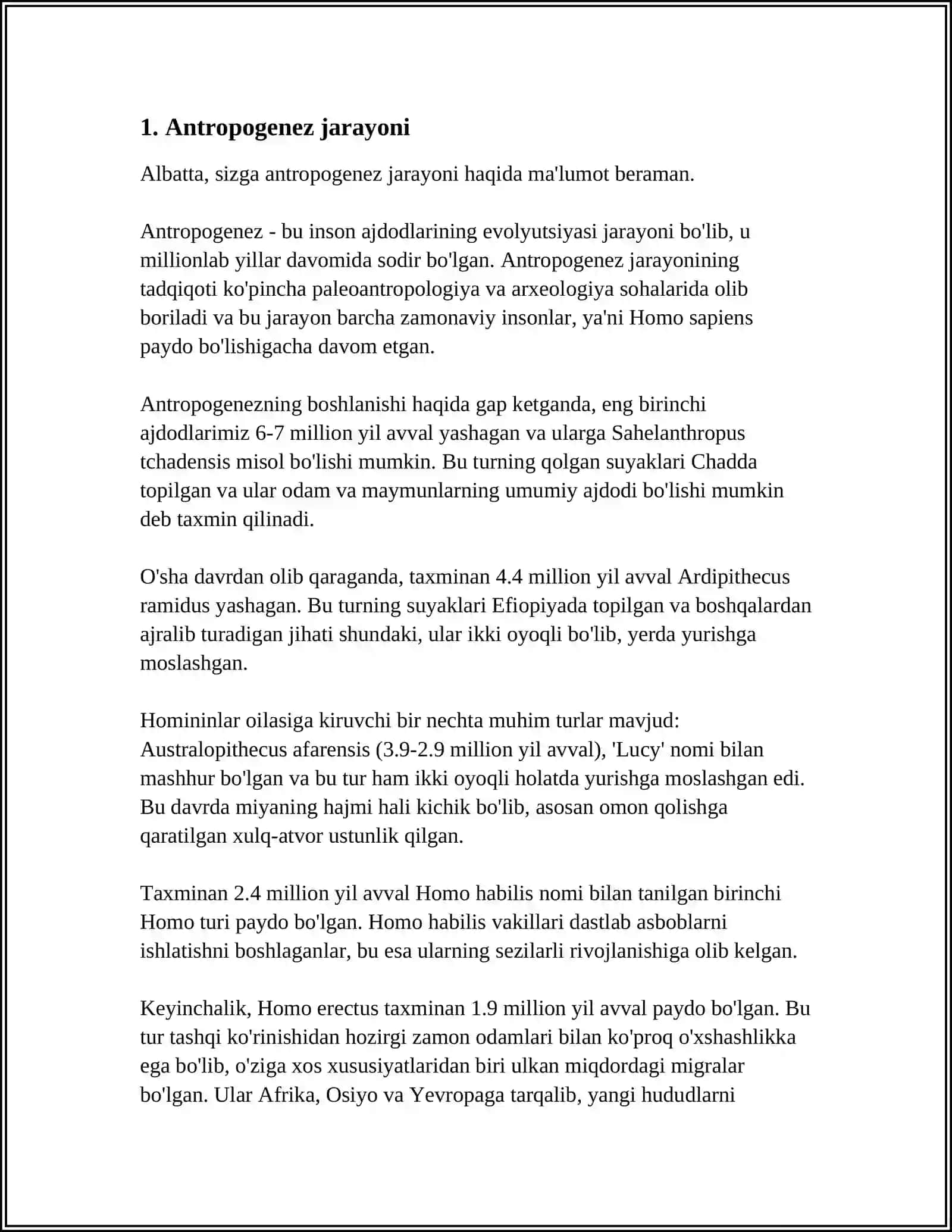 YERDA HAYOT RIVOJLANISHI ASOSIY BOSQICHLARI 4