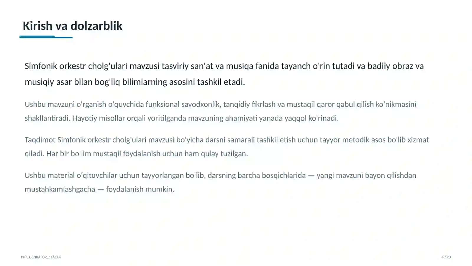 Simfonik orkestr cholg'ulari (5-sinf) 4