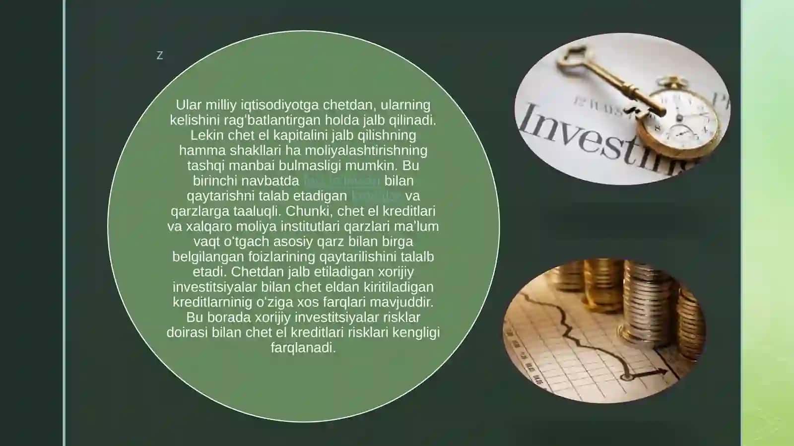 Iqtisodiyotning rivojlanishida xorijiy investorlarning roli 4