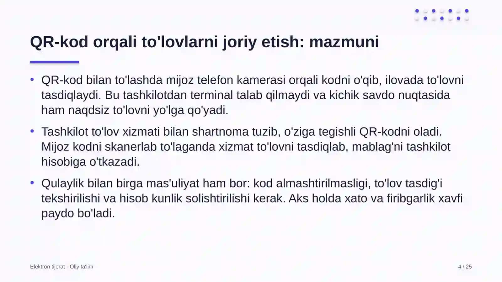 gilam yuvish sexlarida qr kod orqali to'lovlarni joriy etish 2302 4
