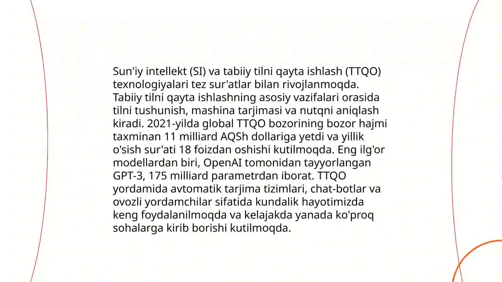 Sun'iy intellekt va mashinaviy o'qitish 4