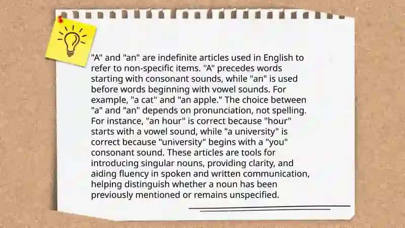 Article "a, an, the" 4
