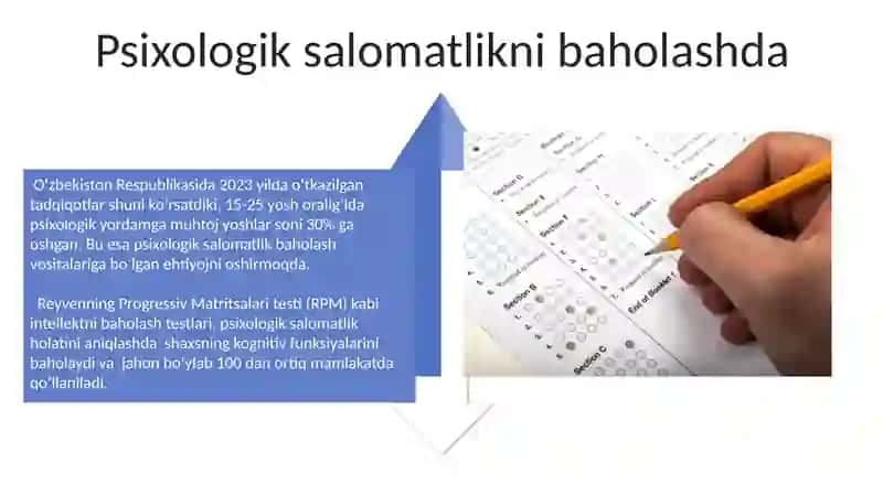 Shaxsni o’rganish so’rovnomalari 4