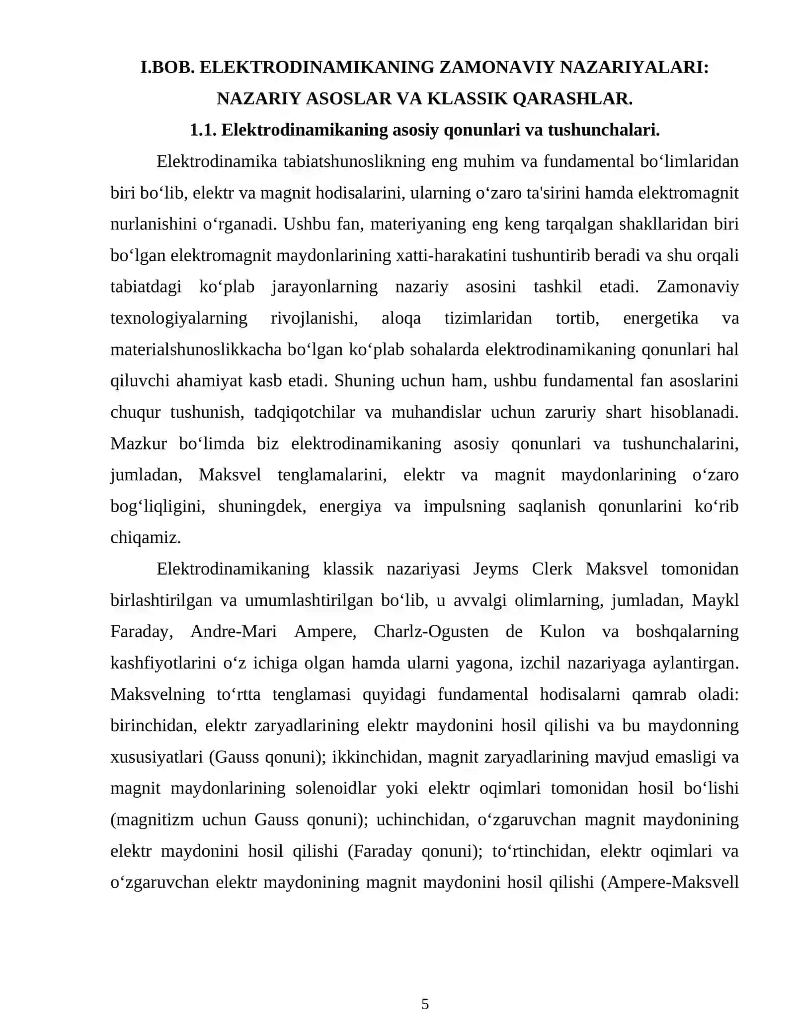 ELEKTRODINAMIKANING 4
