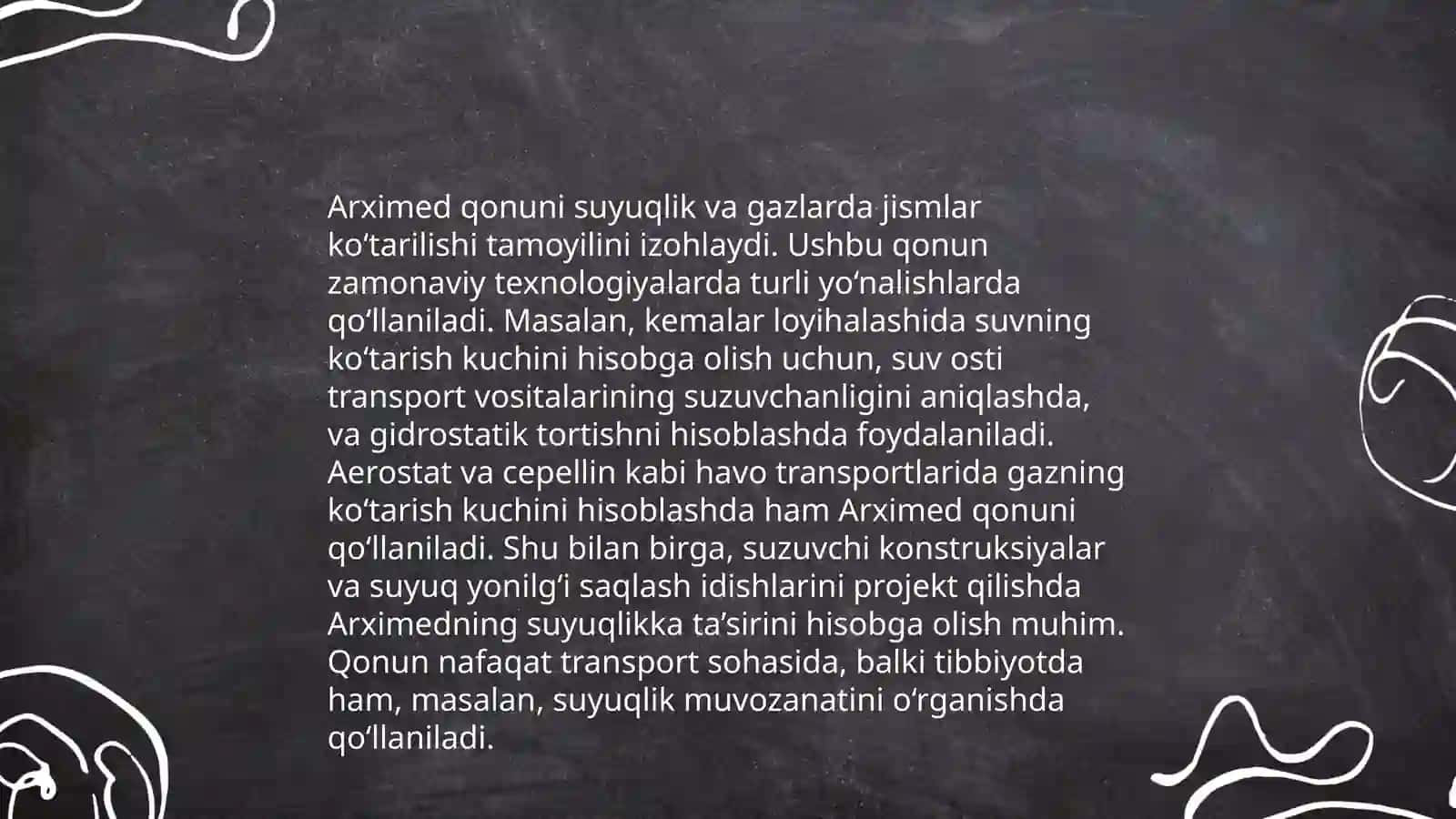 Zamonaviy bosimni oʻlchash asboblari Arximed qonunining taxlili 4