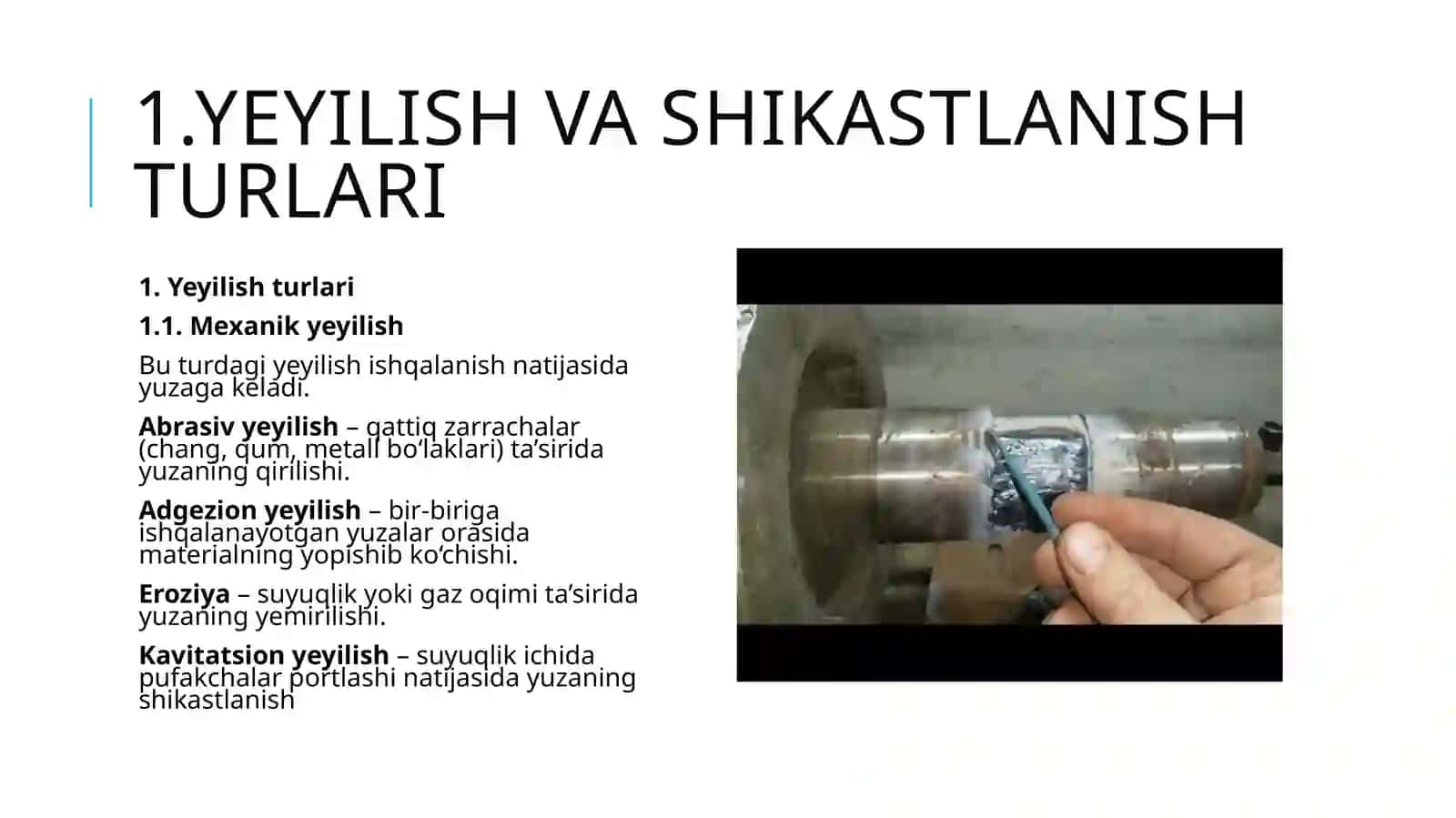Mexanik usullar 4