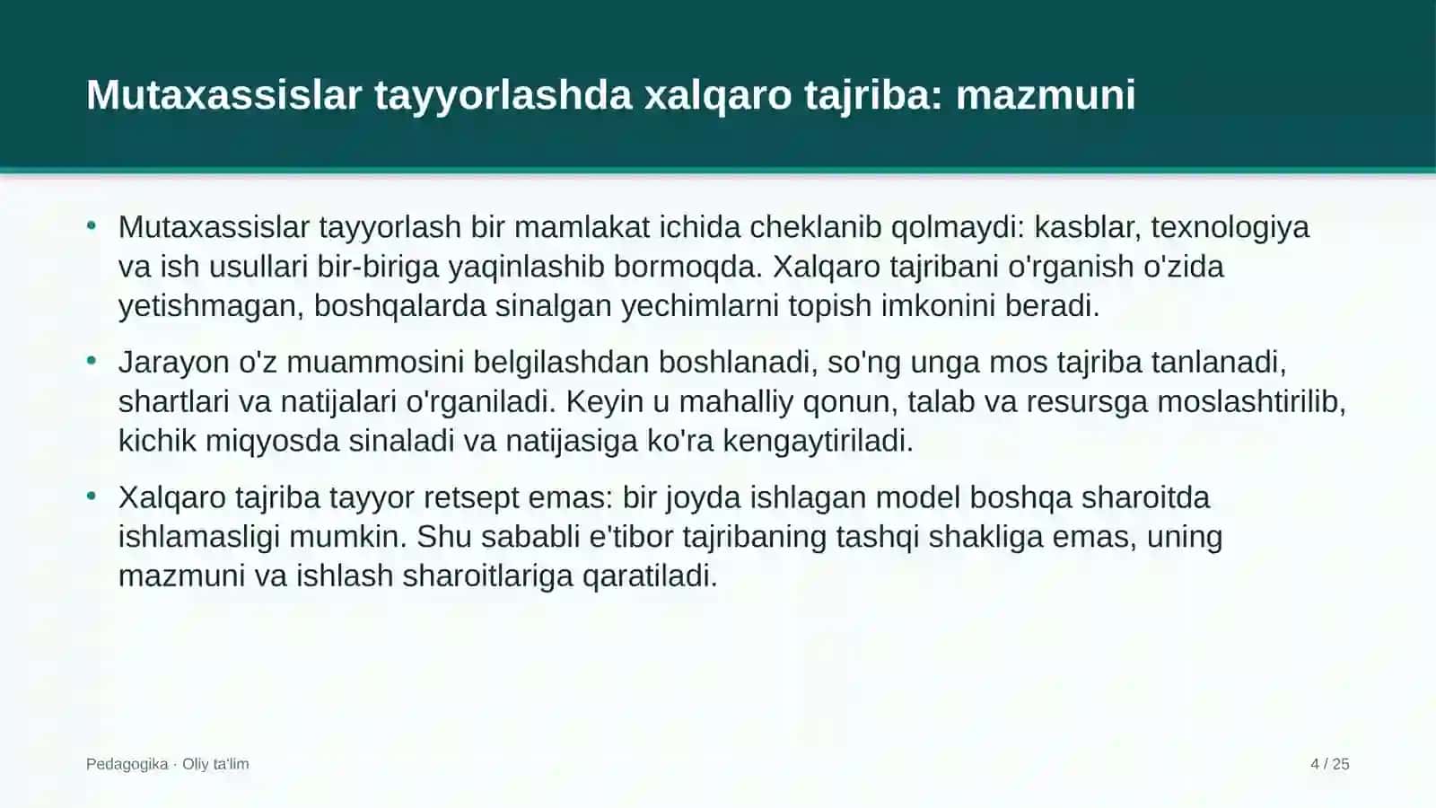 Aqlli shahar loyihalarida mutaxassislar tayyorlashda xalqaro tajriba 4