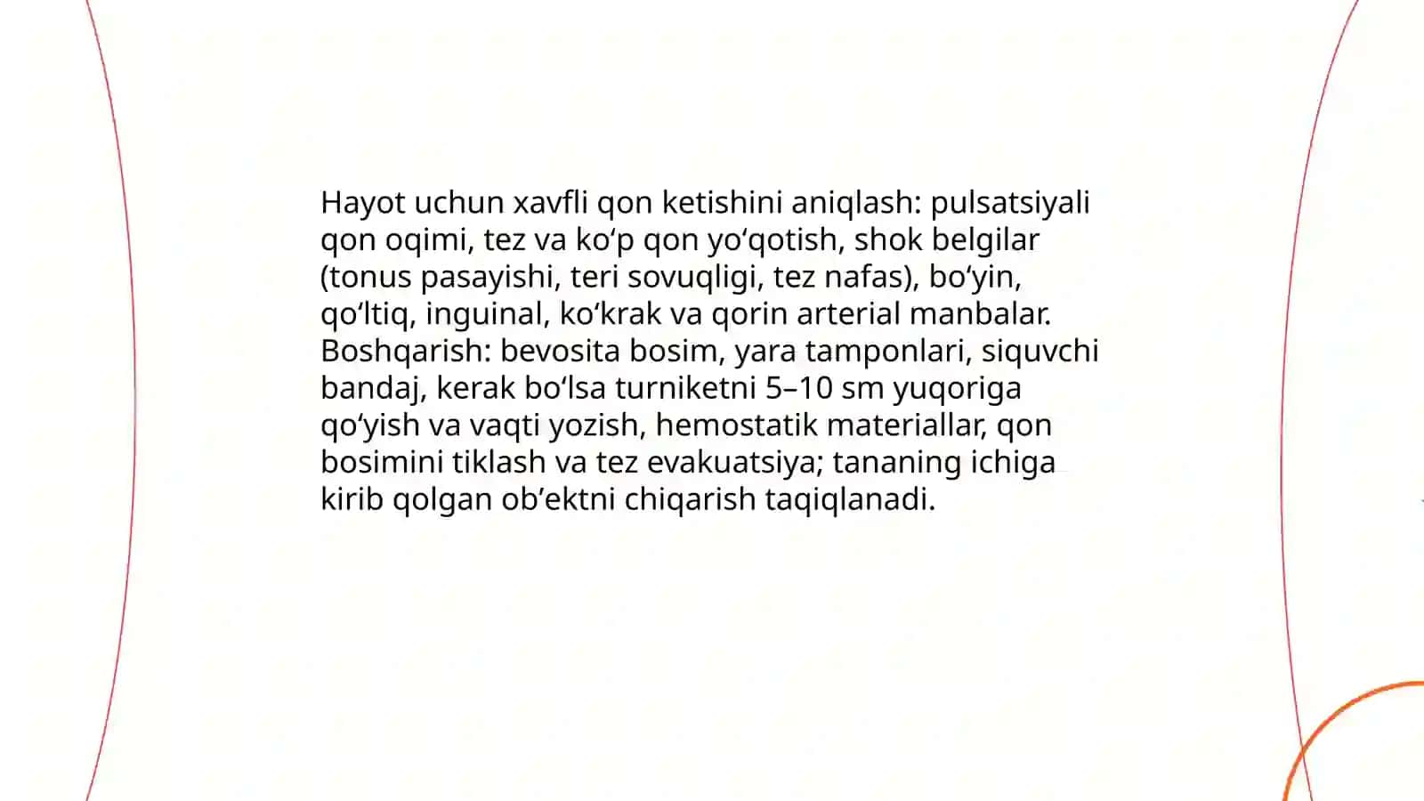 Favqulodda vaziyatlarda vujudga keluvchi jarohatlanish oʻchoqlarining tibbiy taktik tavsifi 4