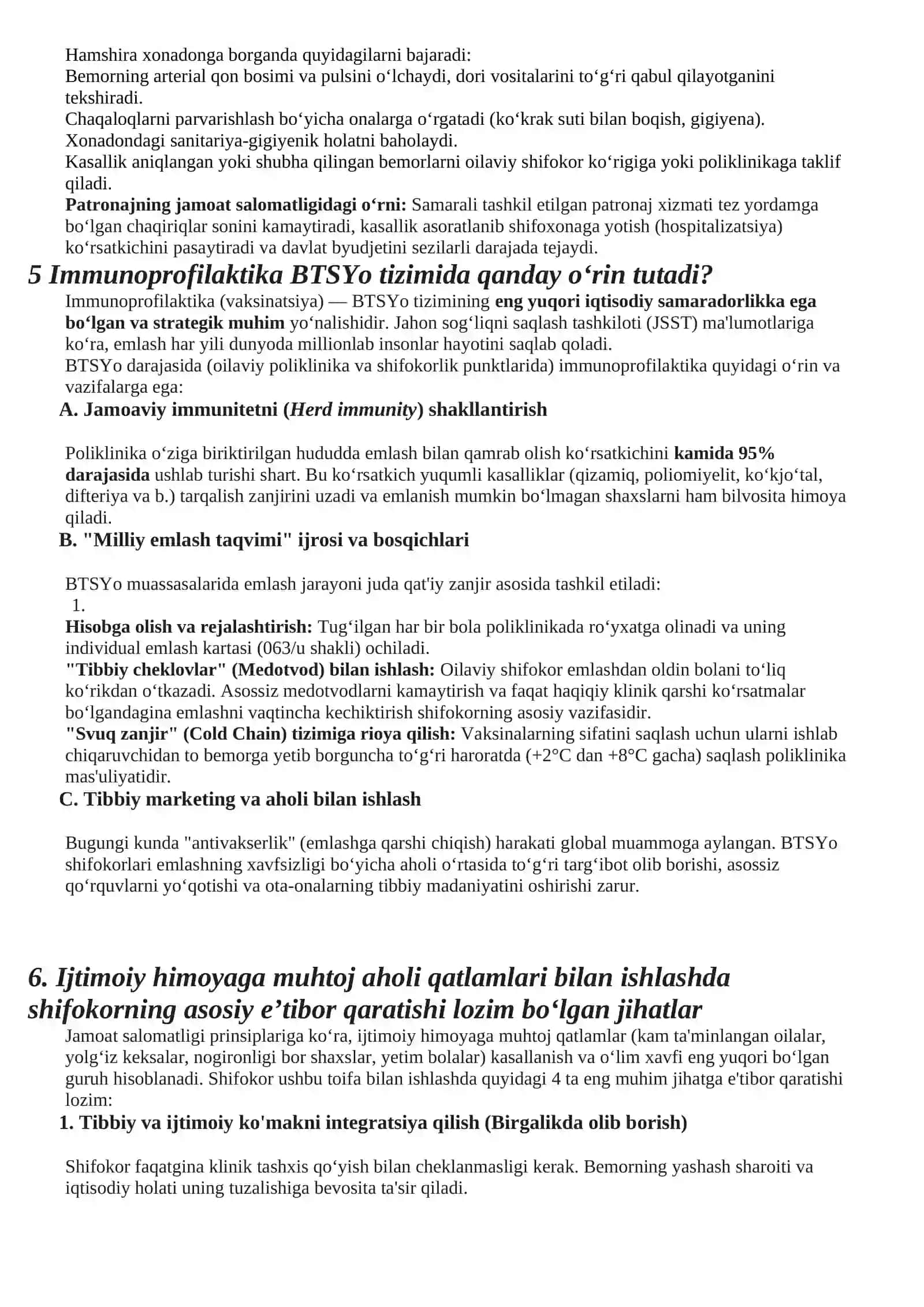 Tibbiy Yordam Standartlari va Global Sog'liqni Saqlash 4