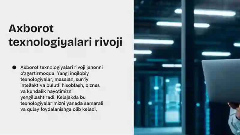 Axborot asriga kirish 4