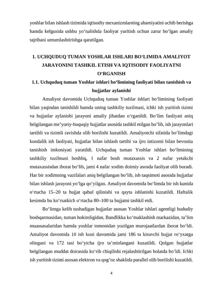 Uchquduq Tuman Yoshlar ishlari Amaliyoti Xisoboti 4