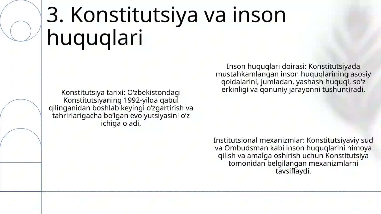 Ózbekistonda Inson Huquqlari Va Erkinliklari Kafolatining Yaratilishi 4