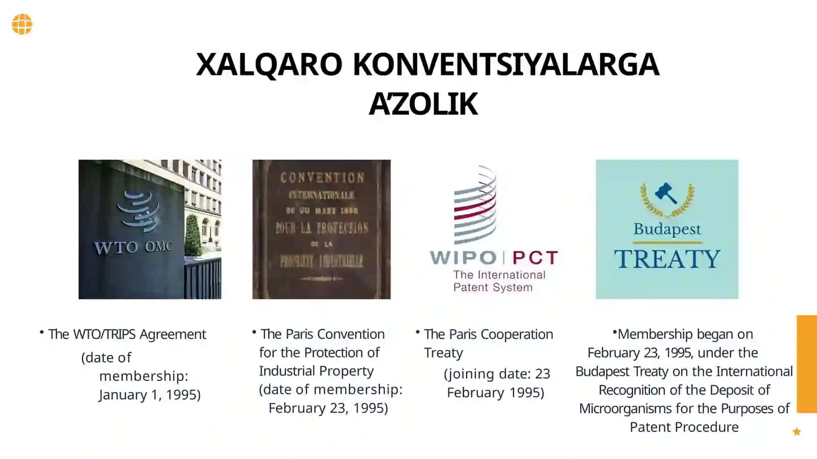SINGAPUR PATENT TIZIMI 4