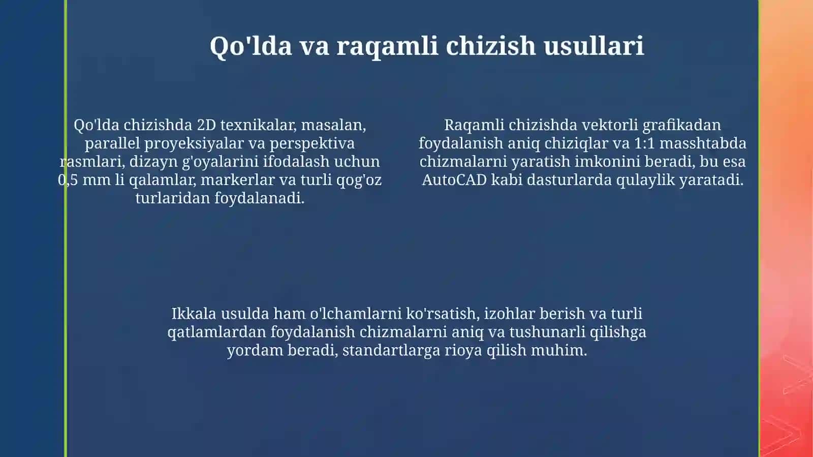 Arxitekturaviy grafikalar 4