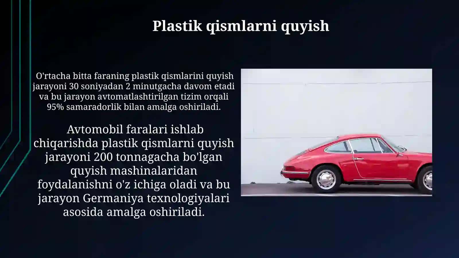 Avtomobil farasini ishlab chiqarish 4