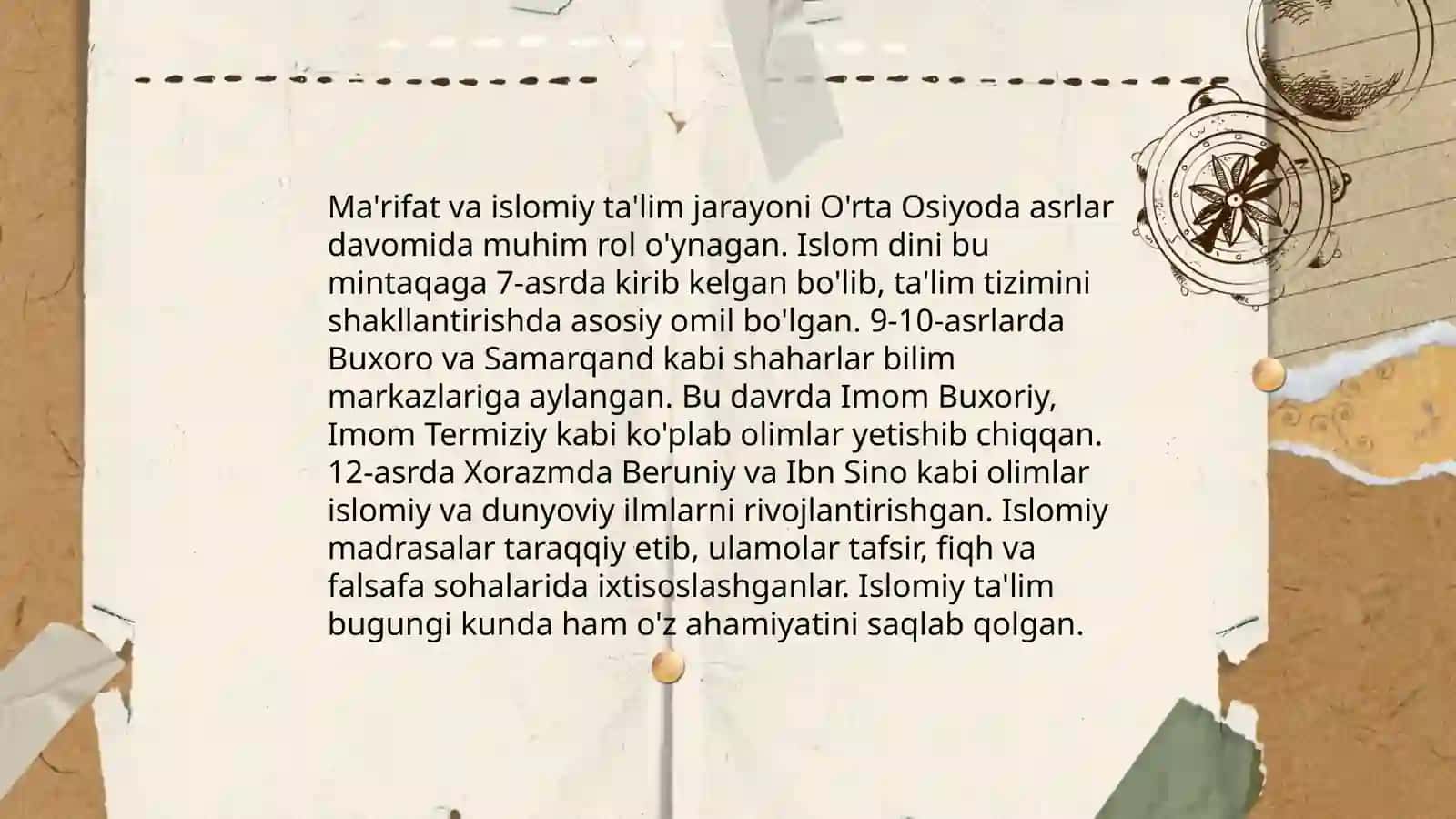Islom qadriyatlari va ma'rifati 4