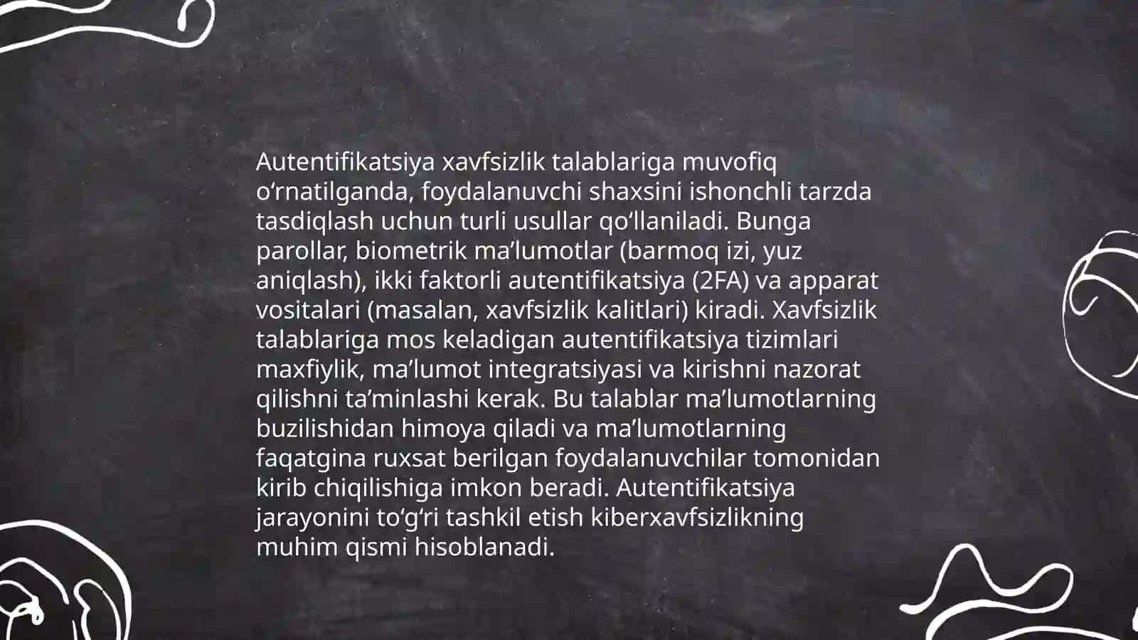Korxonalarda xafsiz autentifikatsiya tizimlarini yaratish va boshqarish tamoyillari 4