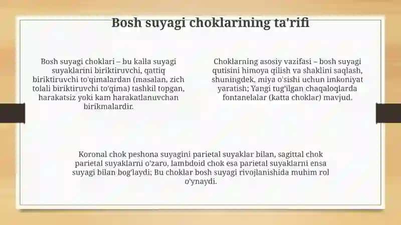 Bosh suyagi choklari 4
