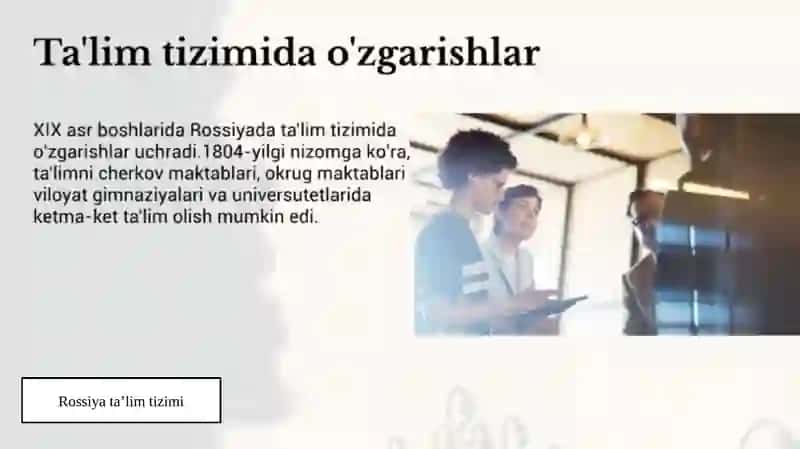 Rossiyada Ta'lim Tarixi 4