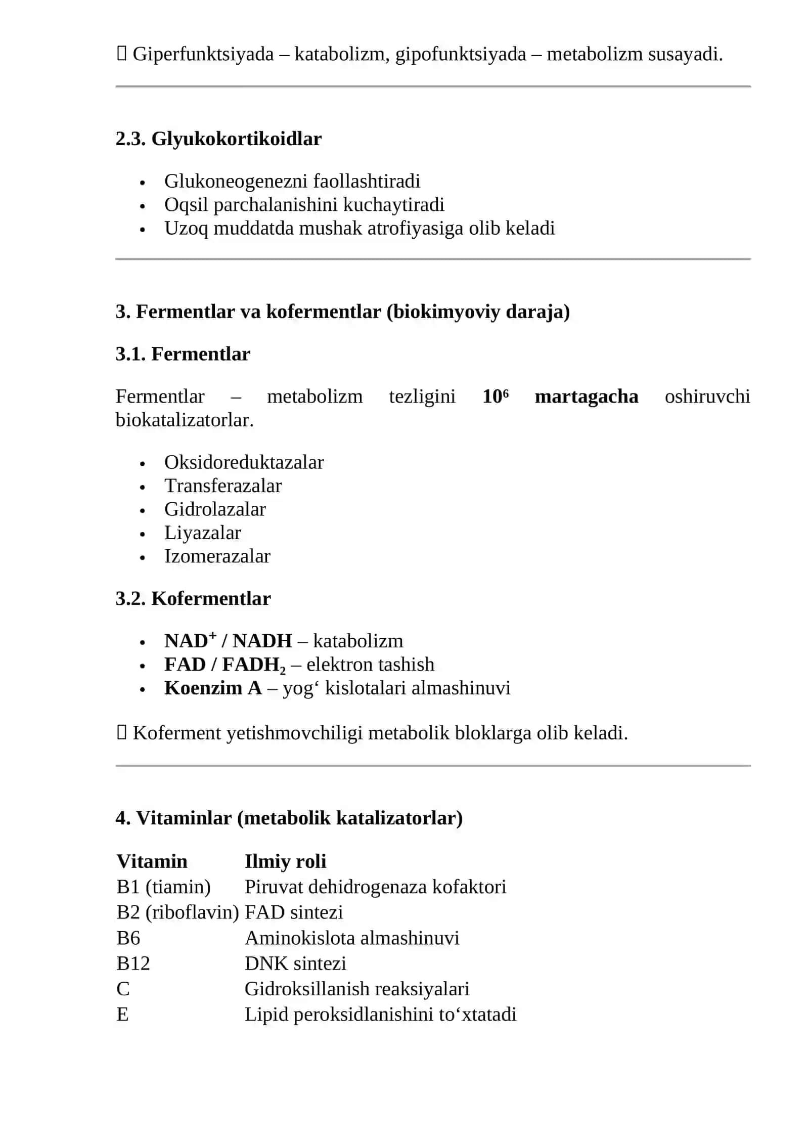 To‘qima almashinuvi jarayonlariga ta’sir qiluvchi vositalar 4