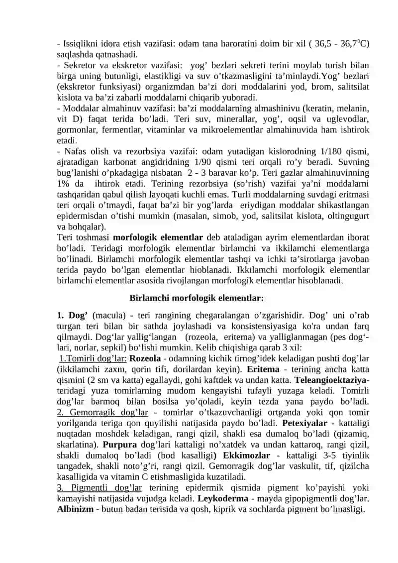 Teri tanosil kasalliklar va kosmetologiyada hamshiralik ishi modulining rivojlanish tarixi, maqsad va vazifalari. 4