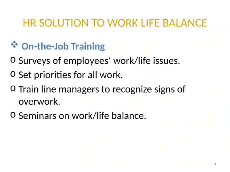 Work life balance 4
