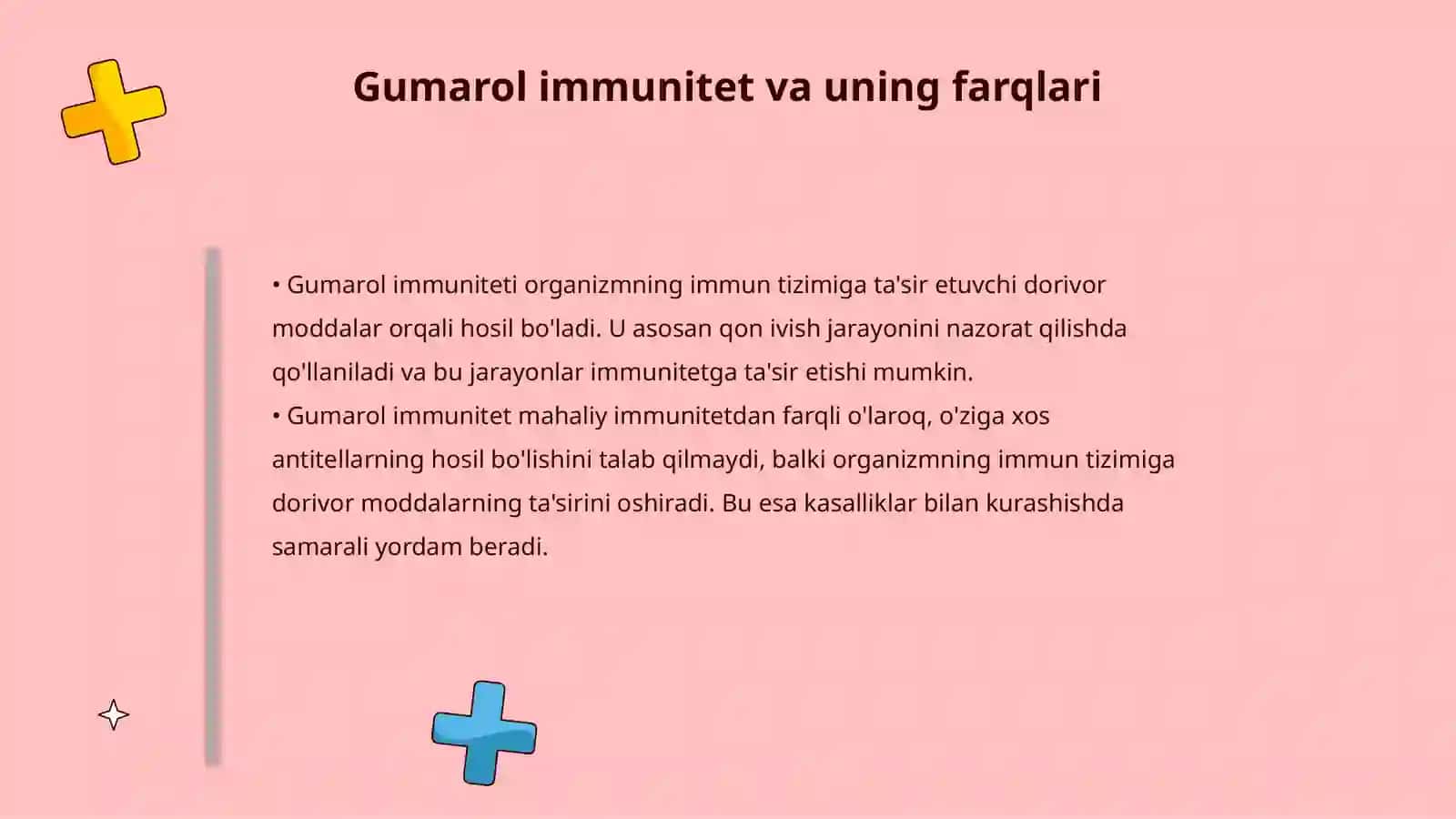Mahaliy va gumarol immunitetning hosil boʻlish mexanizmi 4