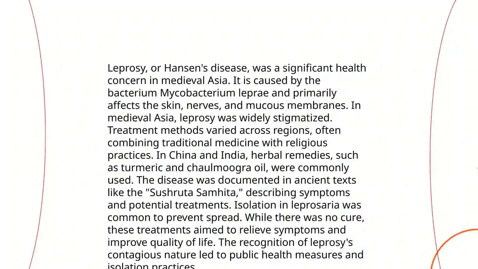 Medieval diseases and cures in Asia 4