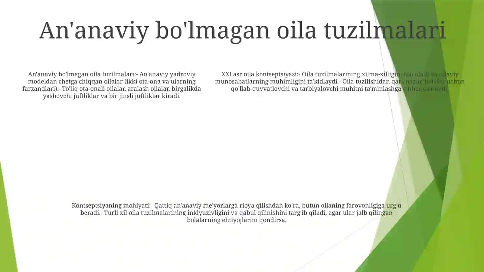 Xxi Asr Oilasi Konsepsiyasining AsosiyMazmuni 4