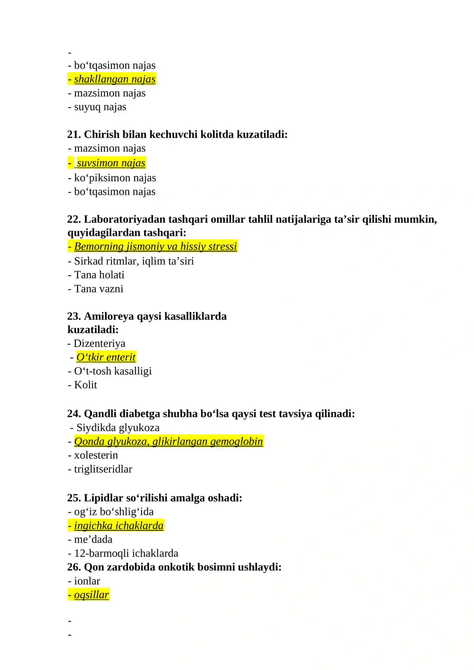 KDL TEST 4