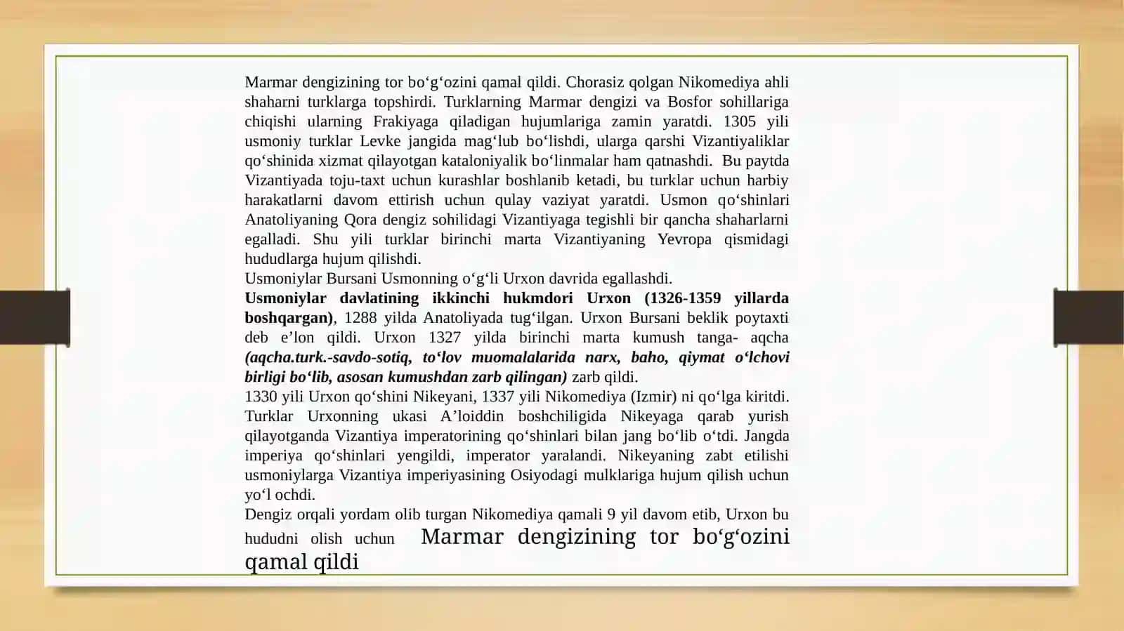 XI – XV ASRLARDA TURKIYA 4