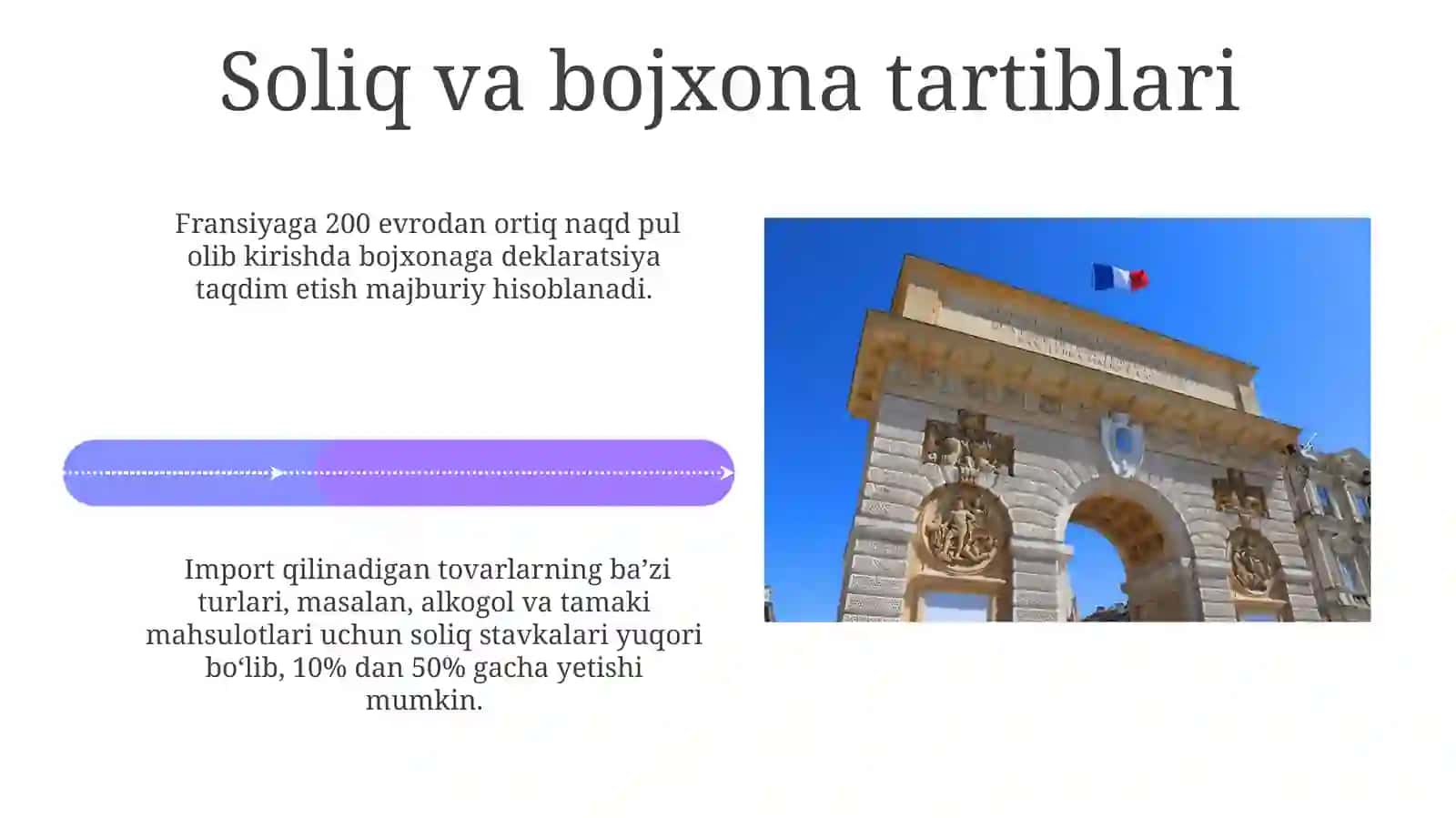Fransiyada Turizm Qonunchiligi,Xavfsizligi va turistlar uchun rasmiy tizimlar 4