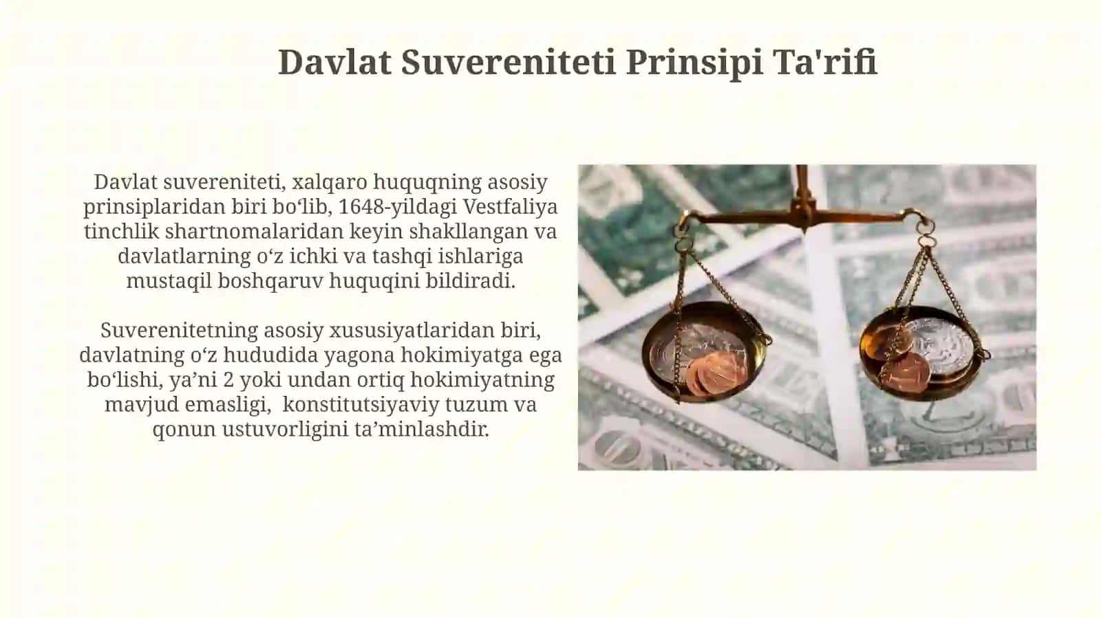 Davlat Suvereniteti printsipi 4