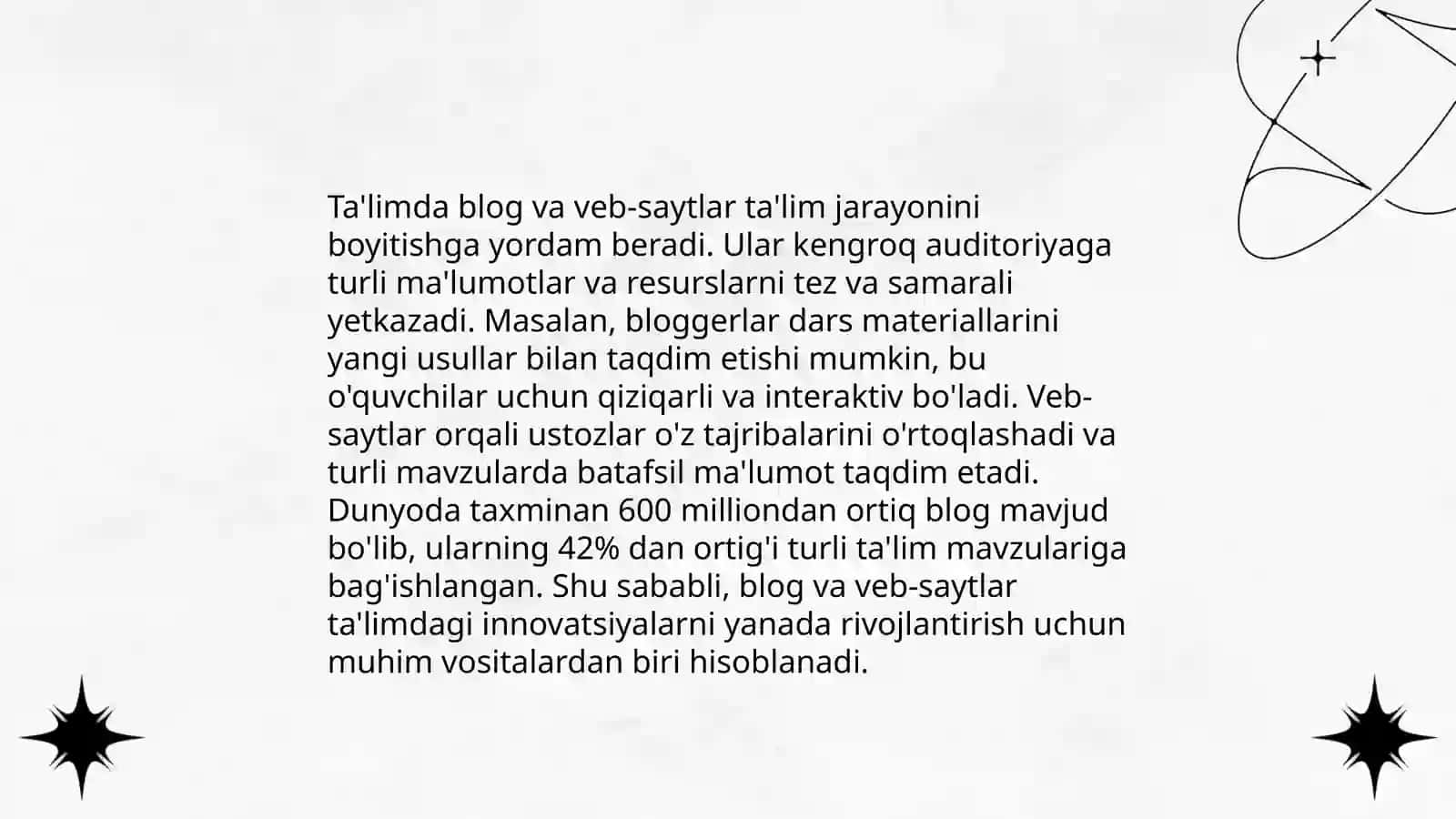 Ta‘lim jarayonini tashkil etishda internet xizmatlaridan foydalanish 4