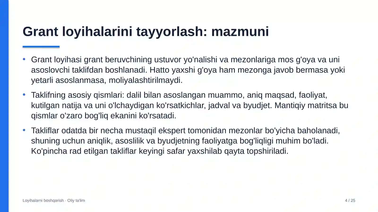 qo'ychilikda grant loyihalarini tayyorlash 4346 4