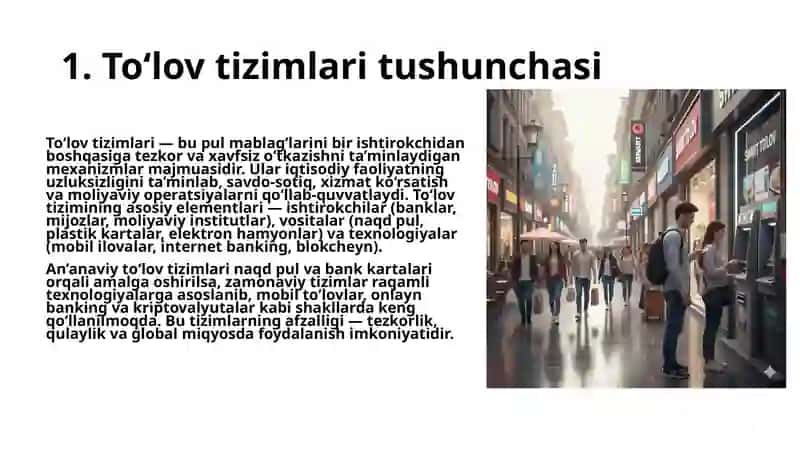 Toʼlov tizimlari 4