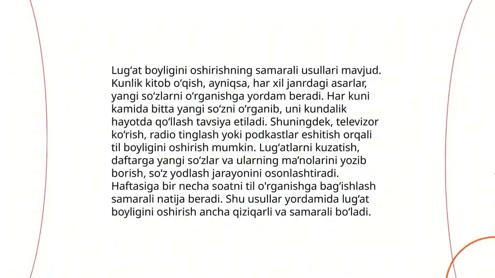 Lugʻat ustida ishlash metpdikasi 4