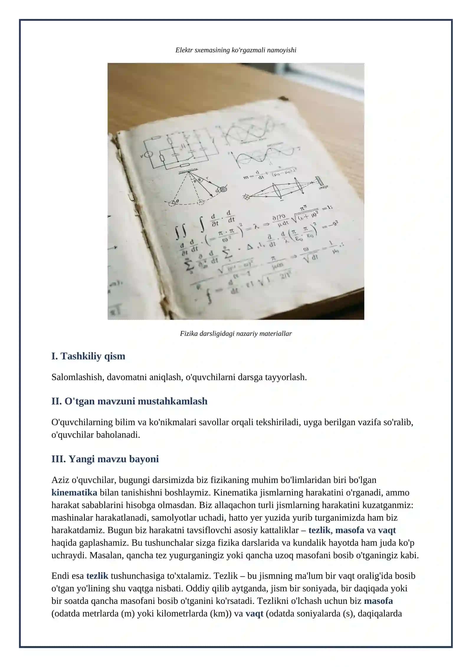 Lesson on O’quv qo’llanma 4