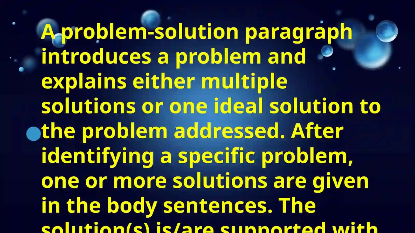 Problem &Solution paragraph 4