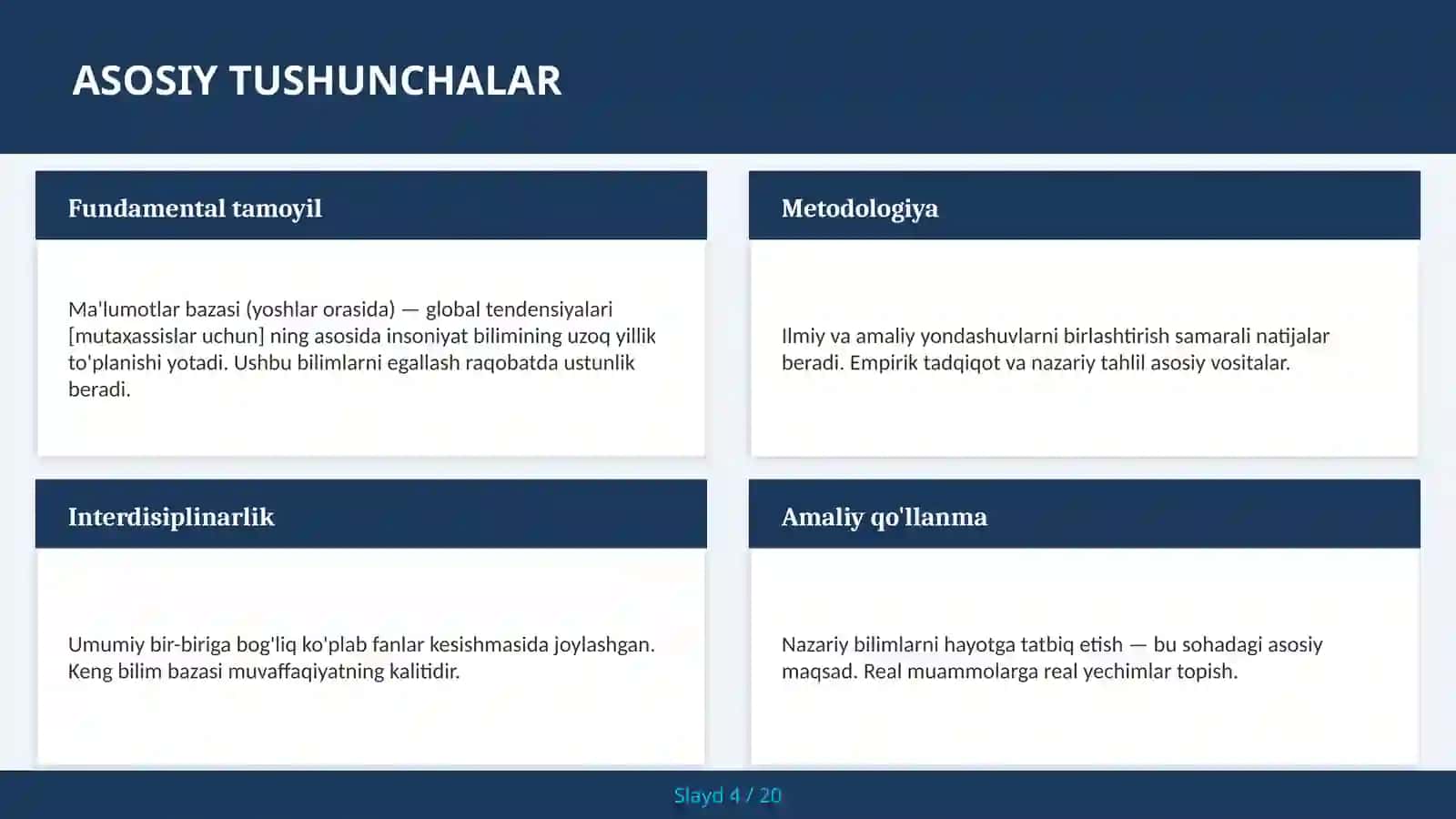 MA'LUMOTLAR BAZASI (YOSHLAR ORASIDA) — GLOBAL TENDENSIYALARI [MUTAXASSISLAR UCHUN] 4