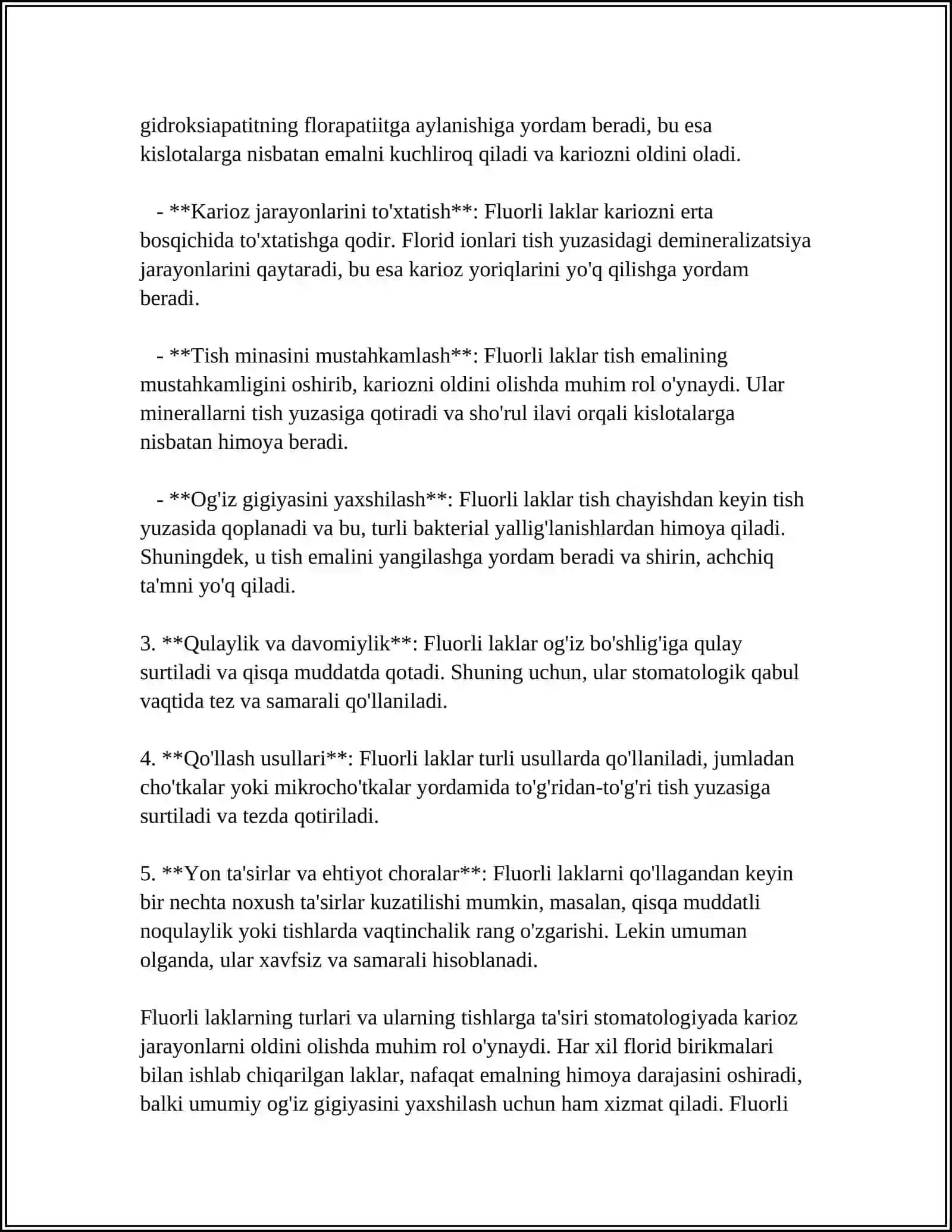 STOMATOLOGIYADA ISHLATILADIGAN LAKLAR 4