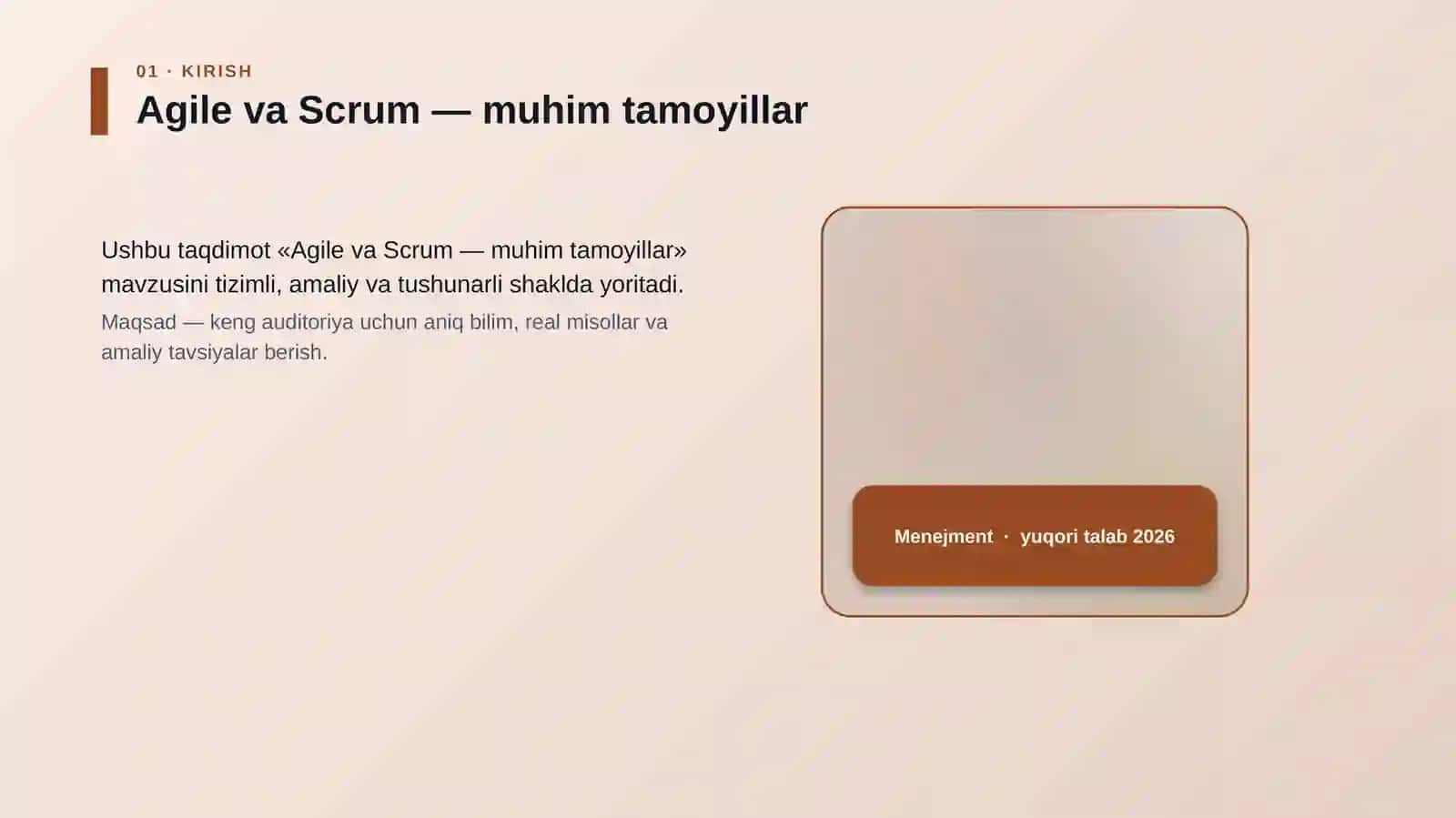 Agile va Scrum — muhim tamoyillar 4