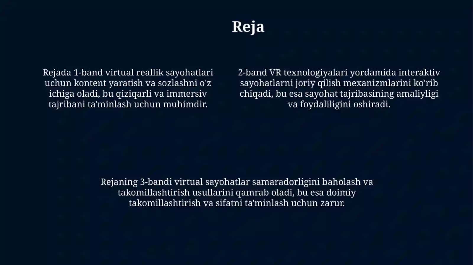 Virtual reallik texnologiyalaridan foydalangan holda interaktiv sayohatlar qanday tashkil qilinishi 4
