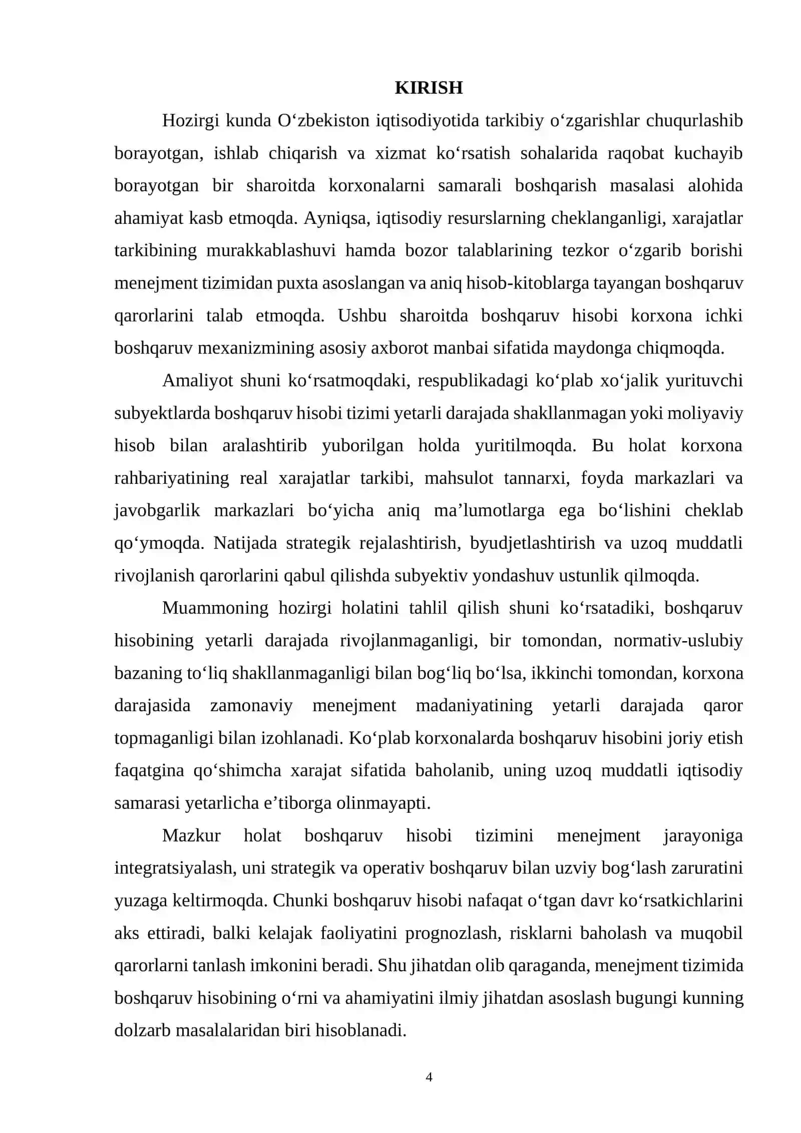 MENEJMENT TIZIMIDA BOSHQARUV HISOBI 4