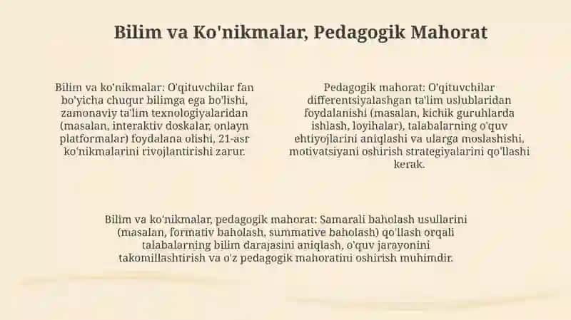 O‘qituvchi, trener, sinf rahbarlarning o‘ziga hos hususiyatlari 4